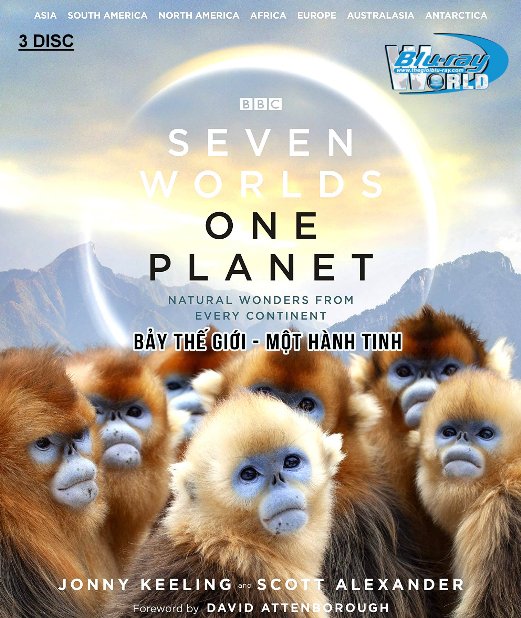 B4277.BBC Seven Worlds, One Planet 2019 - Bảy Thế Giới , Một Hành Tinh 2D25G (3DISC) (TRUE- HD 7.1 DOLBY ATMOS)